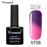 Oja Semipermanenta Soak Off UV Vrenmol 8ml Cameleon 5708 Violet-Pink Oja Semipermanenta Soak Off UV Vrenmol 8ml Cameleon 5708 Violet-Pink